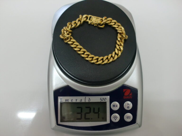 K18　喜平ブレスレット　約32.4ｇ