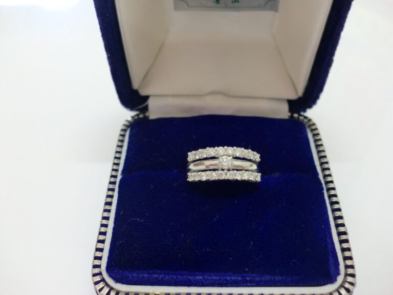 K14WG　リング　メレーダイヤ0.67ｃｔ