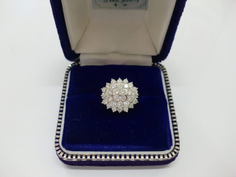 Pt900　リング　メレーダイヤ2.1Ct