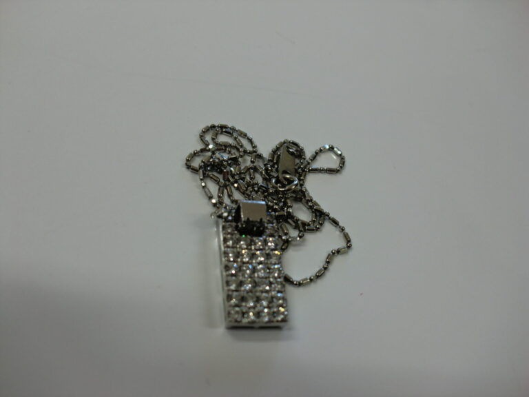 Pt850 ネックレス　Pt900 トップメレーダイヤ 2.0Ct