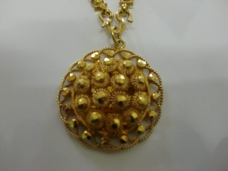 千足金　ネックレス+トップ