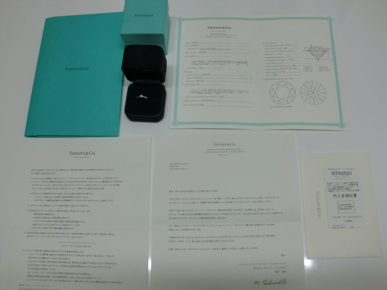 TIFFANY&CO. ティファニー ダイヤモンド プラチナ リング 一式