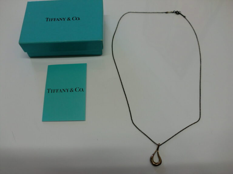 TIFFANY&CO. ティファニー SV925 オープンティアドロップ ネックレス