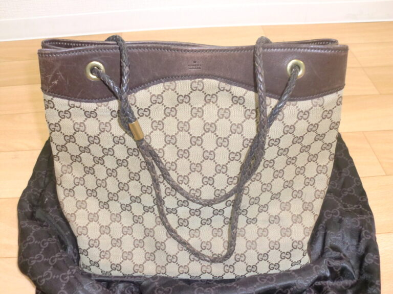 GUCCI グッチ GGキャンバス トートバッグ