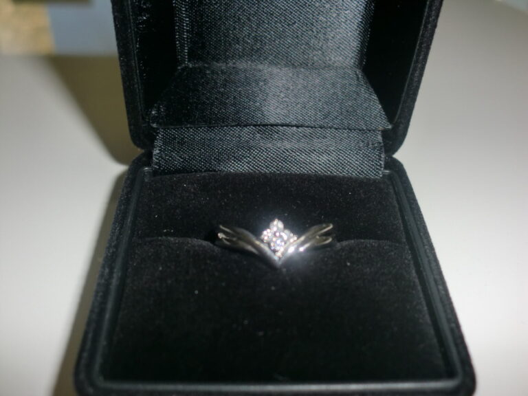 Pt900　リング　メレーダイヤ0.43Ct