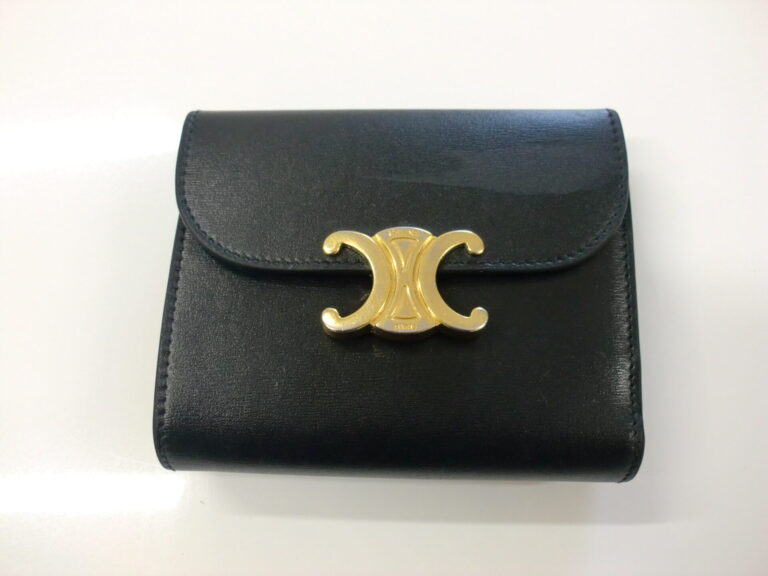 CELINE セリーヌ トリオンフ スモール フラップウォレット 三つ折り財布