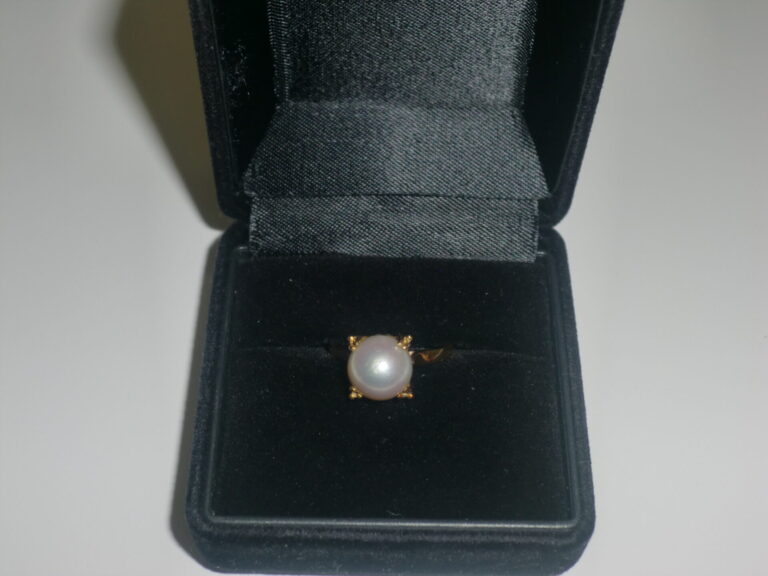 K18　リング　パール8.5ｍｍ