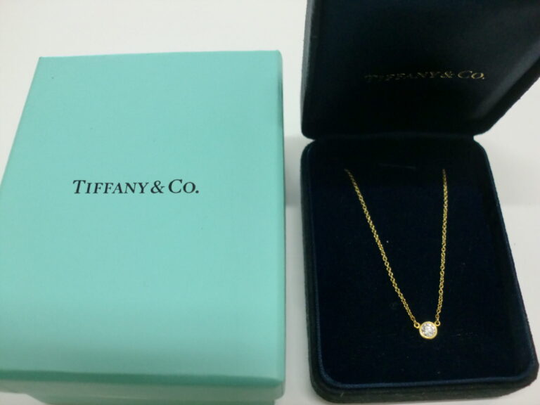 TIFFANY&CO. ティファニー バイザヤード ネックレス 750 YG